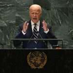US President Joe Biden Addressing the United Nations National Assemblye  Image Source CNN