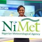 Nigerian weather news presenter