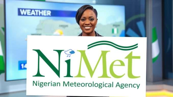 Nigerian weather news presenter