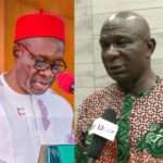 Governor Chukwuma Soludo and Mr William Obiorah