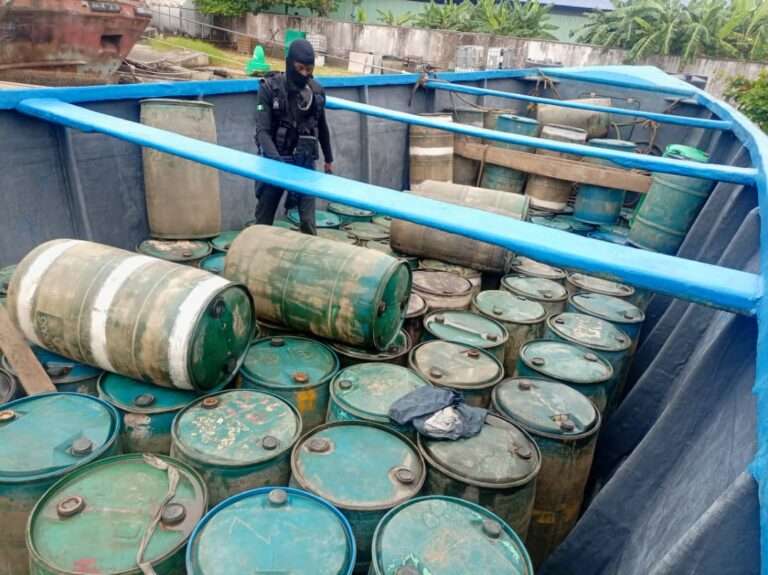 Navy seizes boat engaged in illegal bunkering