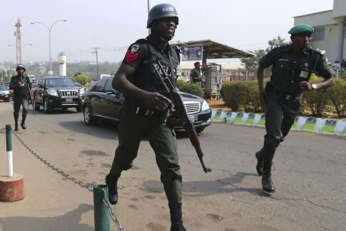 See What Is Happening In Rivers State As Policemen Fire Teargas At Protesters 1 Mobile Police