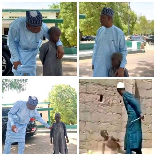 Governor Zulum offers shelter, scholarship to minor severely flogged in a viral video 1 1744576703465