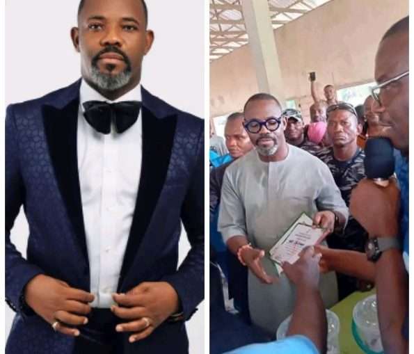 Nollywood actor Okey Bakassi ascends throne as traditional ruler in his community 1 1745860206104