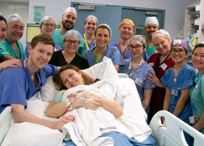 Woman becomes first in UK to have Baby after womb transplant 1 Screenshot 20250408 144904