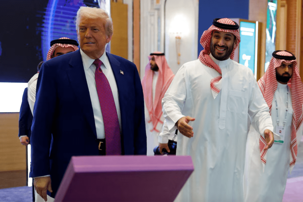 Donald Trump and The Saudi Crown Prince bin Salman