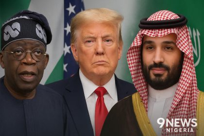 President Tinubu US President Trump and Saudi Crown Prince Mohammed Bin Salman