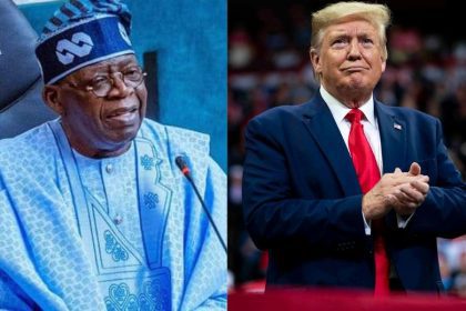 U.S President Donald Trump and President Tinubu