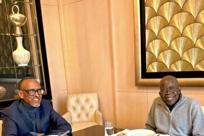 AI Generated image of President Tinubu and Rwandan President Paul Kagame